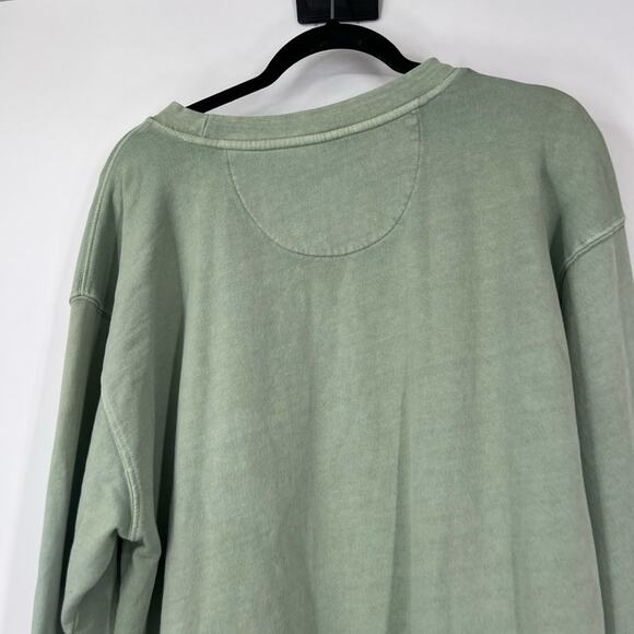 Outdoor Trading Co Mackinac Island Embroidered Green Pullover Sweatshirt - Picture 6 of 7